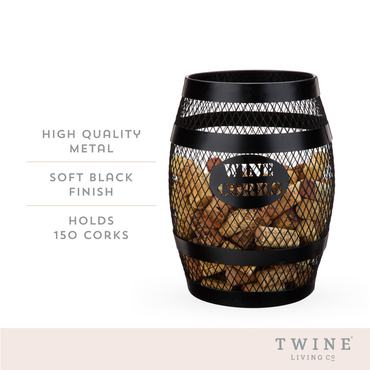 Wine cork barrel online holder